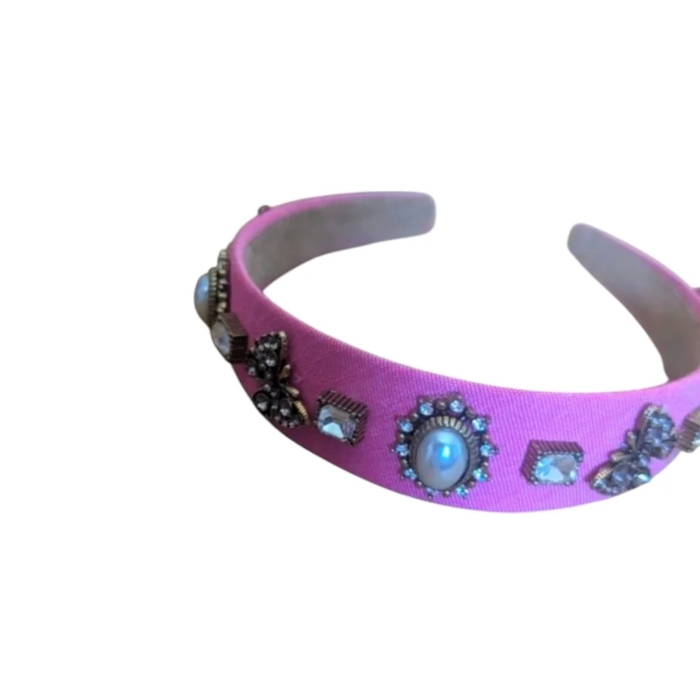 Embellished Pink Headband NWOT